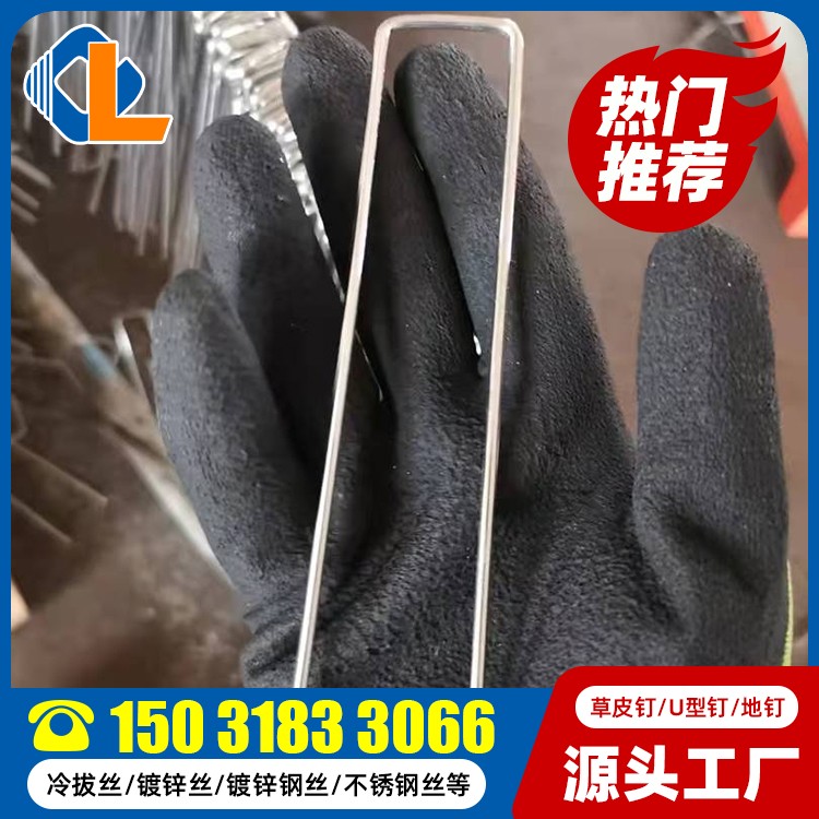 土工格柵固定釘 草坪釘固定器圖片 草皮釘一般釘什么東西 草皮釘型號(hào)